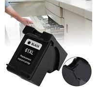SEAFRONT Cartucho de Tinta para HP61xl, Suministro de Tinta para Impresora de con Protección de Boquilla, Recargable para Impresoras Deskjet y Envy (Black)