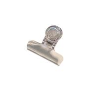 SEAFRONT Clamp/Holder de Plástico Bulldog, Clamp/Holder Transparente y Duradero para Bolsa de Virutas Pequeñas para Notas y Fotos, Diseño Liviano Portátil para Uso en el Hogar la Oficina (38mm)