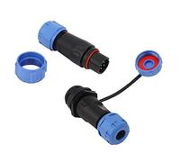 SEAFRONT Conector de Aviación SP13, Contacto de Cobre Rojo Chapado en Oro de Nailon, con Buen Aislamiento y Retardante, para Sistemas de Adquisición de Datos, Medición de Automatización