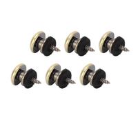SEAFRONT Correa de Guitarra 6pcs Barras de Clavija Suave Botones de Correa de Guitarra de Hierro Pins de Extremo Fácil Instalación (Latón antiguo)