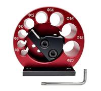 SEAFRONT Dowel Maker Jig Kit Doweling Jig con Cuchillas de Carburo Tamaños de 8 Orificios de 8 Mm-20 Mm para la Producción de Corcho de Carpintería
