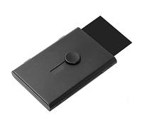 SEAFRONT El Soporte de Tarjetas de Visita de Hace Que la Billetera de Aluminio Minimalista Sea Fácil de Tomar una Tienda Resistente y Duradera. Se Puede Deslizar una Tarjeta a la Vez Suficiente