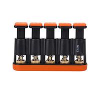 SEAFRONT Entrenador de Fuerza de Agarre Manual, Fortalecedor de Dedos, Guitarra para Principiantes, Entrenador de Dedos para Jugadores de Piano, bajo, Ukelele (ORANGE)