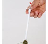 SEAFRONT Garra de Agarre Flexible, Recolector de Alimentos de Plástico con Cuatro Garras, para Uso en Cocina y Baño (WHITE)