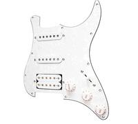 SEAFRONT Golpeador Precableado Cargado con Humbucker, Construcción de 3 Capas, Interruptor de 5 Vías, Ideal para Guitarristas Eléctricos (Plástico)