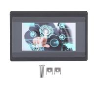 SEAFRONT HMI PLC Pantalla Táctil de 4.3 Pulgadas Módulo de Pantalla LCD Monitor de Pantalla Táctil Relé de Control de Control PLC 12 Entrada 10 Salida DC24V para la Serie FX3U
