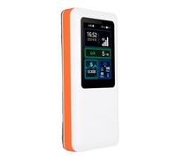 SEAFRONT Hotspot Móvil Wi-Fi 5G Hotspot de Bolsillo Dispositivo Wi-Fi Portátil de 2,4 GHz y 5,8 GHz para Viajes Pantalla LCD TFT MIPI de 1,8 Pulgadas con Ranura para Tarjeta SIM (Enchufe de la UE)