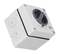 SEAFRONT Interruptor para Exteriores, Interruptor de Aislamiento de PC Retardante de Llama, 500 V, con Botones e Indicadores de Encendido y Apagado, IP66, 100000 Ciclos para Control Industrial, Uso