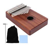 SEAFRONT Kalimba de 17 Tonos, Piano de Pulgar Sapele con Sonido Etéreo, Instrumento Portátil para Principiantes para Amantes de la Música