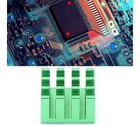 SEAFRONT Kit de Disipador de Calor de Aluminio, 20 Piezas 6063 T5 Módulo de Disipador de Calor 14 X 14 X 8 Mm, Soporte Adhesivo Trasero, Radiador de Enfriamiento para LED CPU IC MOS PCB Placa de