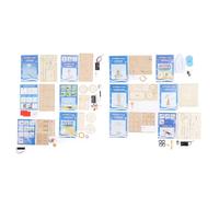 SEAFRONT Kit de Juguetes de Ensamblaje para Niños, Rompecabezas de Madera para Educación Stem con Modelos de Construcción Creativos, para Jóvenes Innovadores