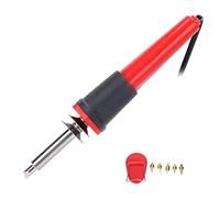 SEAFRONT Kit de Soldador Eléctrico Portátil, Herramienta para Quemar Madera de 40 W, Pluma de Pirograbado para Grabado y Tallado con Varias Puntas para Creación Artística de (Enchufe europeo AC230V)