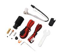 SEAFRONT Kit Hotend Cerámico Alto Flujo Alta Temperatura 24V 50W con Boquilla de Latón Heatbreak Bimetálico para Sistemas 3D CubePro ProJet 1200 Airwolf 3D AXIOMe Anet A8 B9Creations CR-10