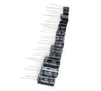 SEAFRONT Kit Surtido de Condensadores Electrolíticos, 150 Condensadores de 50 V, 1 UF a 2200 UF para Proyectos y Reparaciones de Electrónica