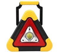 SEAFRONT Lámpara Triangular de Advertencia de Emergencia, Luz de Trabajo LED con 5 Niveles de Atenuación, Señal de Avería Multifunción Portátil, Ideal para Asistencia en Carretera y Camping
