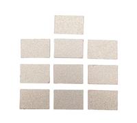 SEAFRONT Limpiador de Boquilla de Lámina PEI de 10 Pcs para Qidi Más 4 Limpiador de Boquilla PEI de Impresora 3D 25x16.4x0.8 Mm