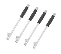 SEAFRONT Mandril de Inflado de Neumáticos de Metal de Doble Cabezal con Agarre Cómodo para Autos, Camiones, Bicicletas y Vehículos Todoterreno, NPT Hembra de 1/4 de Pulgada, Longitud de
