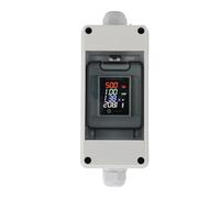 SEAFRONT Medidor de Potencia Monitor de Energía para el Hogar Medidor de Consumo de Energía a Prueba de Agua con Pantalla Digital