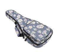 SEAFRONT Mochila con Estuche para Ukelele, Gran Capacidad con Acolchado de Espuma de 10 Mm de Espesor y Cremallera Doble para Ukelele de Concierto u Otros Instrumentos de Cuerda (23 pulgadas)