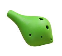 SEAFRONT Ocarina de Resina de 6 Agujeros, Instrumento Musical Portátil para Principiantes y Amantes de la Música, Compacto y Fácil de Tocar, Tecla Alto C, Musical (GREEN)