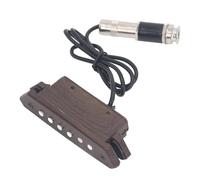 SEAFRONT Pasiva Pasiva Doble de Doble Bobina Pickup Acústica de Guitarra Acústica con Control de Tono de Volumen Fácil de Instalar para 39-42 Pulgadas Guitarra Acústica