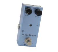 SEAFRONT Pedal de Efectos de Guitarra Eléctrica IRIN EF-05, Mini Pedal de Coro Portátil de Metal Completo con Indicador LED para Músicos y Guitarristas (azul claro)