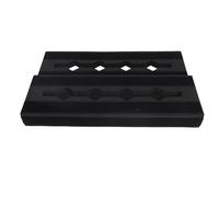 SEAFRONT Pedal de Guitarra EVA Ligero y Compacto para 6-10 Pedales con Diseño Antideslizante Pedalera de Efectos de Guitarra Hueca Oculta Modular
