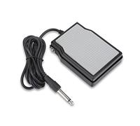 SEAFRONT Pedal de Sostenido para Teclado Electrónico, Construcción Duradera de Acero y Silicona, Mejora el Rendimiento del Piano para Usuarios de Piano Digital (WHITE)