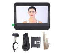 SEAFRONT Peephole Visor de Peephole Digital Smart Video Dimensible Set 2 Way Intercom PIR Detection HD Grabación de 1080p Cámara de Timbre Wifi 120 ° Gran Angular