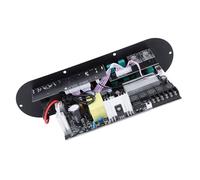 SEAFRONT Placa Amplificadora de Potencia de Audio 2.1 Canales Bluetooth 5.0 50W+50W+100W Módulo Amplificador de Potencia HiFi con Control Remoto de Alta y Baja Frecuencia (Enchufe de EE. UU.)