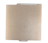 SEAFRONT Placa de Construcción de Acero con Resorte Pei Texturizada de Doble Cara, 257x257 Mm, Cama de Impresión Pei Flexible, Hoja para Plataforma de Impresora 3D P1S A1