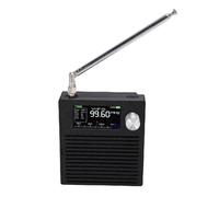 SEAFRONT Receptor de Onda Corta de Radio DSP Portátil Banda Completa Am FM LSB Receptor USB Pantalla IPS de 1,9 Pulgadas Altavoz AGC de 5 W Circuito Hi Z para una Recepción de Señal Clara