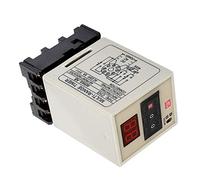 SEAFRONT Relé del Temporizador de Retraso de DM AH3, Carcasa de Plástico, Pantalla LED, 0.01 Segundos a 99 Horas para Aplicaciones de Control de Automatización (AC/DC 24V)