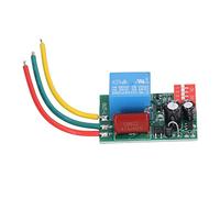 SEAFRONT Relé Temporizador de Retardo, Módulo de Control de Tiempo AC 110-220V 1 Canal 16 Modos de Retardo Indicador LED 7A for Control de Ventilador Motor y Enfriador (sin carcasa)