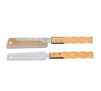 SEAFRONT Sierra a Mano 7 Pulgadas de Dientes Finos de Doble Cara SK5 Sierra Manual de Acero Alto de Carbono para Carpintería de Madera con de Troncos para Madera Húmeda y Seca Agarre