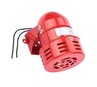 SEAFRONT Sirena de Alarma Industrial, Mini Alarma Sonora Continua 220V 110 DB Roja con Base Fija y Salida de Aire Ajustable for Fábrica Construcción Carretera Dispositivo de Avería