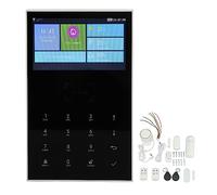 SEAFRONT Sistema de Seguridad Inalámbrico WiFi para el Hogar, Pantalla Táctil, Sistema Antirrobo de Alarma DIY con Sensor de Ventana y Puerta, Alarma SOS One Touch para Hogar Inteligente