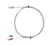 SEAFRONT Sonda de Termopar Tipo K Sensor de Temperatura de Tornillo M6 de Acero Inoxidable 32 a 752F Respuesta Rápida 0.5S Cable Blindado para Plásticos Maquinaria Textiles Industria Alimentaria (#3)