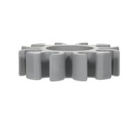 SEAFRONT Soporte para Baquetas, Estante de Goma para Baquetas con Diseño Antideslizante, Capacidad para 4 Pares de 5a 7a, Se Adapta a Patas de Marco de Batería para Músicos (Grey)