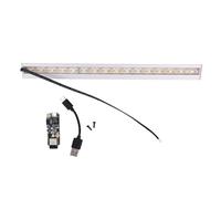 SEAFRONT Tira de Luz LED Barra de Luz LED para Impresora 3D P1S P1P X1E Barra RGB Indicador de Estado de Impresión Alimentado por USB Magnético 6000K Blanco