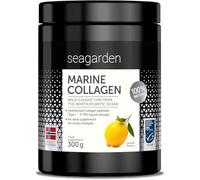 Seagarden Polvo de Colágeno Marino Puro Noruego - Colágeno Hidrolizado Tipo I de Bacalao Ártico Salvaje, Para Piel, Cabello, Uñas, Tendones, Músculos - 300 g (2 Meses, Limón)