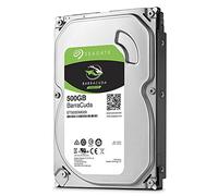 Seagate Barracuda - Disco Duro Interno de 500 GB (7200 RPM, sata3) Color Plateado.