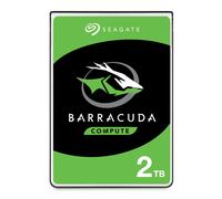 Seagate BarraCuda Disco duro interno HDD de 2 TB - 2,5 pulgadas SATA 6 Gb/s 5400 RPM 128 MB de cach para computadora PC de escritorio - Embalaje