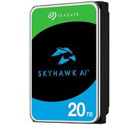 Seagate Discos Duros Marca Modelo Skyhawk AI ST20000VE002 - Disco Duro - 20 TB - Interno - 3.5" - SATA 6Gb/s - búfer: 256 MB - con Recuperación de Datos Rescue de 3 años