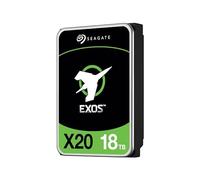 Seagate Exos X20, 18 TB, Unidad de Disco Duro SAS de 3,5 Pulgadas a 12 GB/s, 7.200 RPM, 2,5M MTBF, 512e y 4Kn FastFormat, Baja latencia con caché Mejorado (ST18000NM000D)