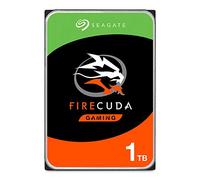 Seagate FireCuda, 1 TB, Disco duro interno híbrido, SSHD de alto rendimiento, 3,5 in, SATA, 6 GB/s, aceleración mediante flash, caché de 64 MB y 3 años de servicios Rescue (ST1000DX002)