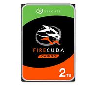 Seagate FireCuda, 2 TB, Disco duro interno híbrido, SSHD de alto rendimiento, 3,5 in, SATA, 6 GB/s, aceleración mediante flash, y 3 años de servicios Rescue (ST2000DX002)