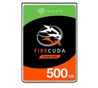 Seagate FireCuda, 500 GB, Disco duro interno híbrido, SSHD de alto rendimiento, 2,5 in, SATA, 6 GB/s, aceleración mediante flash, y 3 años de servicios Rescue, Paquete Abre-fácil (ST500LXZ25)