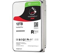 Seagate IronWolf, 12 TB, Disco duro interno, NAS, CMR 3,5" SATA 6 GB/s, 7200 RPM, para almacenamiento conectado a red RAID y 3 años de servicios Rescue, Paquete Abre-fácil (ST12000VN0008)