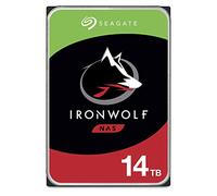 Seagate IronWolf, 14TB, NAS, Disco duro interno, HDD, CMR 3,5" SATA 6GB/s, 7200 RPM, caché de 256 MB para almacenamiento conectado a red RAID, y 3 años Rescue Services (ST14000VN0008)